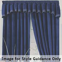 Ambassador Velour Curtains Persian Blue 117 x 229cm