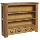 Antibes light oak free standing bookcase furniture