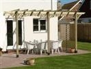 The Ashorne Lean to 17ft x 10ft pergola.