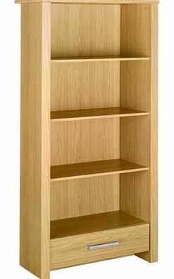 Unbranded Bailey 1 Drawer Display Cabinet - Oak Effect