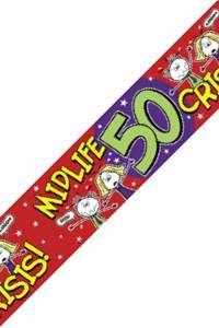 Banner - Happy 50th Birthday 9ft