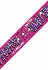 Banner - Hen Party 9ft