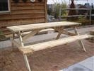 Unbranded Basic Picnic Table: 180 x 150 x 72cm