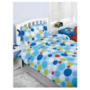 Unbranded Bedcrest Printed Boys Spot Duvet Set Single