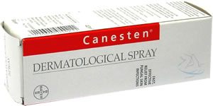 Colourless spray solution containing: Clotrimazole