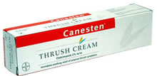 Cream containing: Clotrimazole 2% w/w. Treatment o