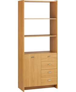 Unbranded Capella Bookcase - Oak Effect