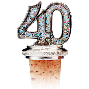 Unbranded Celebration 40th Bottle Stopper