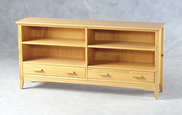 Chardonnay Double Bookcase/Display Unit