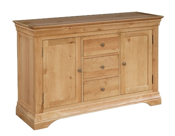 Unbranded Charente Oak Large Sideboard