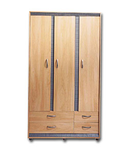 3 Three Door Wardrobe