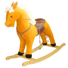 Golden Rocking Horse Simply Adorable Golden Rocking Horse