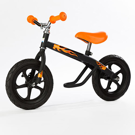 Unbranded Chillafish Jack Balance Bike Black/Fire Ride On