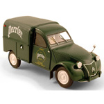 Norev has announced a 1/18 scale replica of the 1955 Citroen 2CV van finished with a Perrier livery.