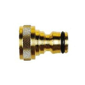 This connector can be screwed onto a threaded tap to provide a quick coupling to the system. Ideal f