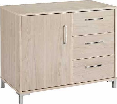 Clarice 1 Door 3 Drawer Sideboard - Elm Effect