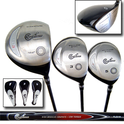 NEW IN BOXConfidence Golf ESP3 Wood Set with Pure Titanium Driver 460cc - LEFT HANDEDSet Comprises 4