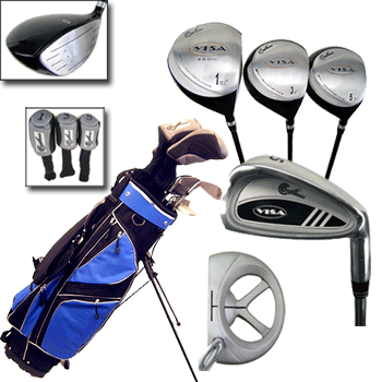 NEW IN  BOX  Confidence Visa Golf Package                    Men`s Visa Golf Set