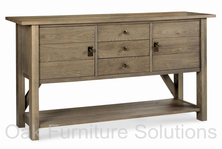 Unbranded Coniston Smoky Oak Wide Sideboard