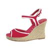Textile upper and sock, other materials lining and sole. Heel height: 10 cm (4 ins).