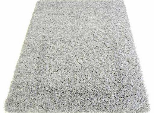 Unbranded Corfu Silver Shaggy Rug - 150cm x 80cm