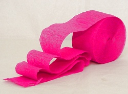 Crepe streamer - Hot pink