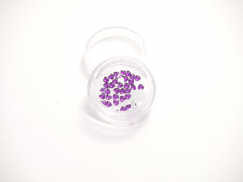 Unbranded Crystal Hearts Purple