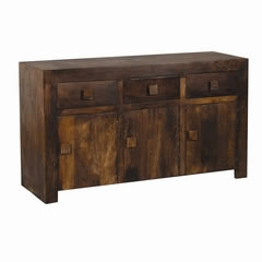 Unbranded Cube Sideboard - 3 Door 3 Drawer