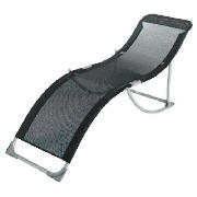 Unbranded Curved Sunbed, Black