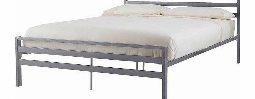 Unbranded Dalton Kingsize Bed Frame - Silver