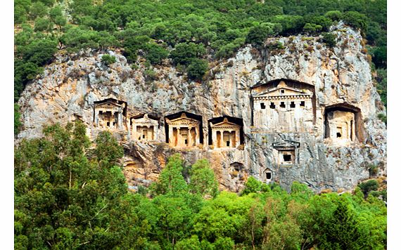 Dalyan by Boat - from Marmaris - Intro Explore some of Turkeys beautiful southwestern coastline on this fun full-day boat cruise during which youll visit the therapeutic mud baths at Dalyan stop at gorgeous Aquarium Bay see the conservation area at T