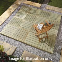 Deck Tile Frame Section