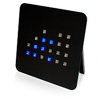 Set to flummox all but the science-savvy sophisticate (ie: you), this sleek square is actually a clo