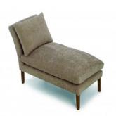 Unbranded Dexter Chaise Longue - Harlequin Fern Cream - Light leg stain