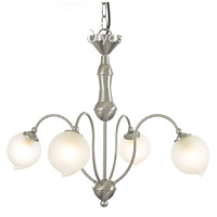 Unbranded DIIL10181 - 4 Light Satin Chrome Hanging Light