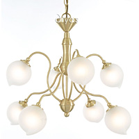 Unbranded DIIL20242 - 8 Light Satin Brass Hanging Light