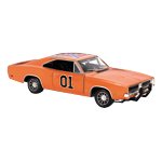 The distinctive orange General Lee Dodge Charger w