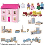 Dolls House Emporium Camellia Cottage Painted Flat Pack Kit- The Dolls House Emporium