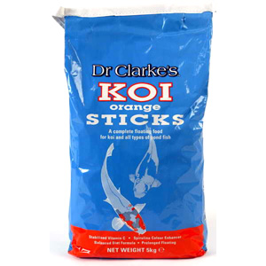 Unbranded Dr Clarkes Koi Sticks Orange  5kg