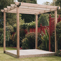 Easy Build Deck Kit With Pergola