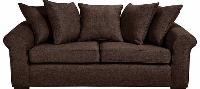 Unbranded Erinne Large Sofa - Chocolate