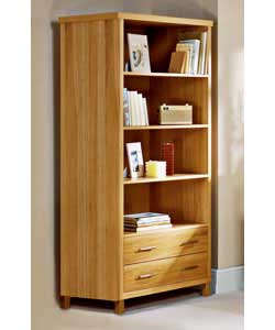 Expressions Oak Veneer Bookcase