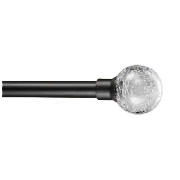 Curtain Poles - Extendable Metal Curtain Pole 120-210cm Crackle