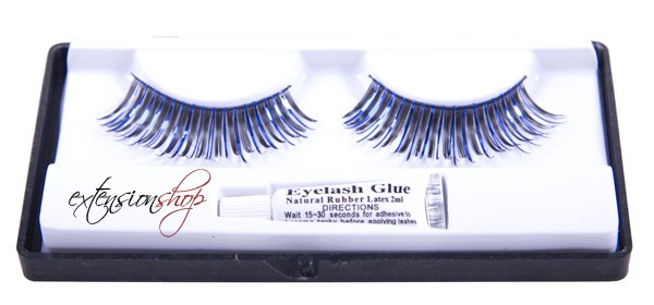 Unbranded Eyelash Black/Blue