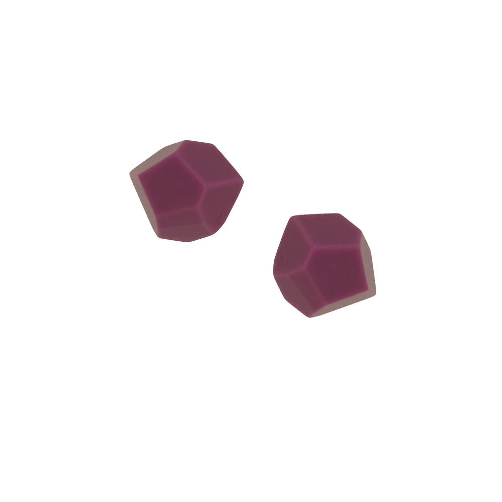 Unbranded Facet Studs - Purple