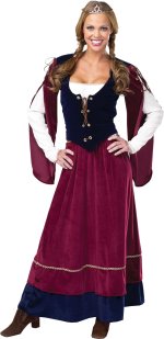 Unbranded Fancy Dress Costumes - Adult Prestige Lady Renaisance Small: 8-10