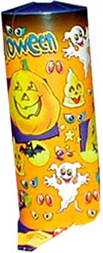 Indoor firework that contains Halloween goodies!