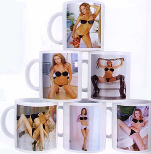 Unbranded Fantasy Playmates Strip Mugs