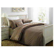 Unbranded Finest Pintuck Double Duvet, Biscuit