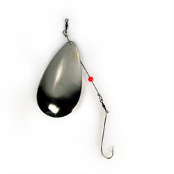 Unbranded Flounder Spoon rig (nickel plated) - 70mm